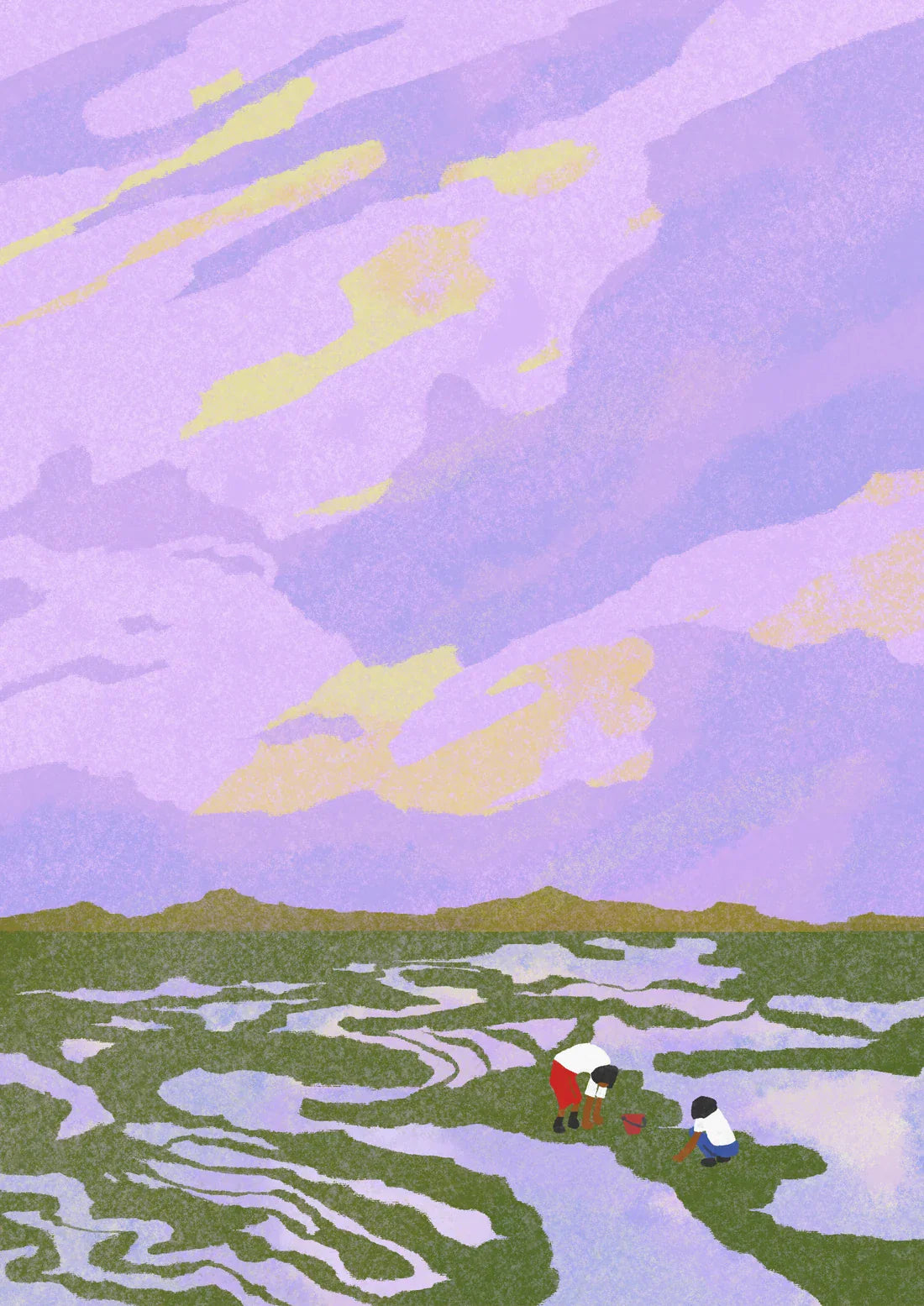 11.7x16.5" (A3) Devon - UNFRAMED contemporary wall art print by Lily Kong - sold by DROOL