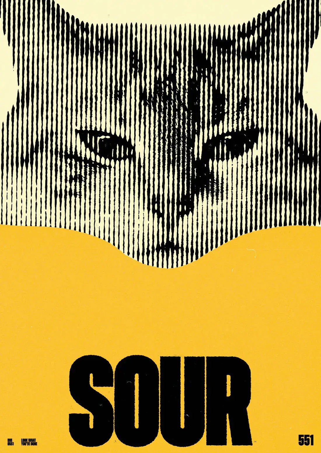 SOUR contemporary wall art print by Brad Mead - sold by DROOL