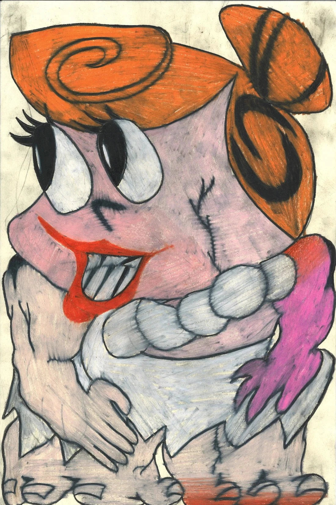 Wilma flintstone contemporary wall art print by Austin Ansbro - sold by DROOL