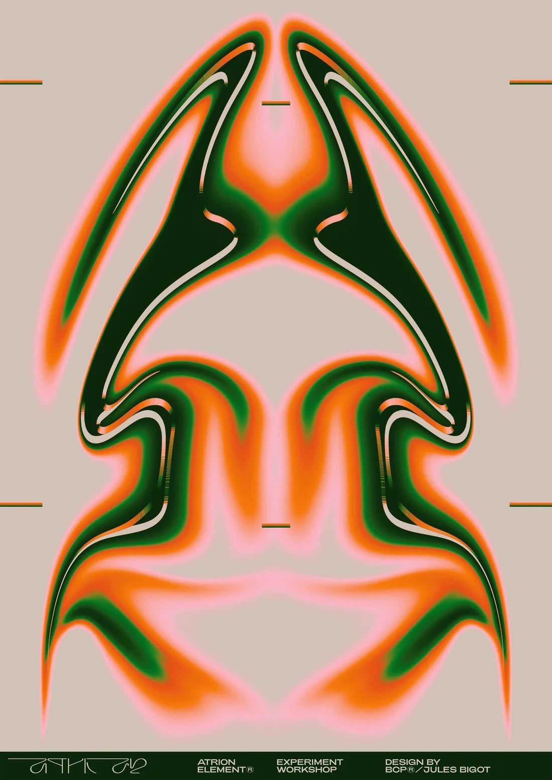 Atrion Element contemporary wall art print by Jules Bigot - sold by DROOL