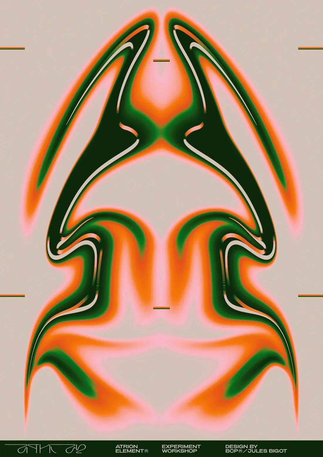 Atrion Element contemporary wall art print by Jules Bigot - sold by DROOL