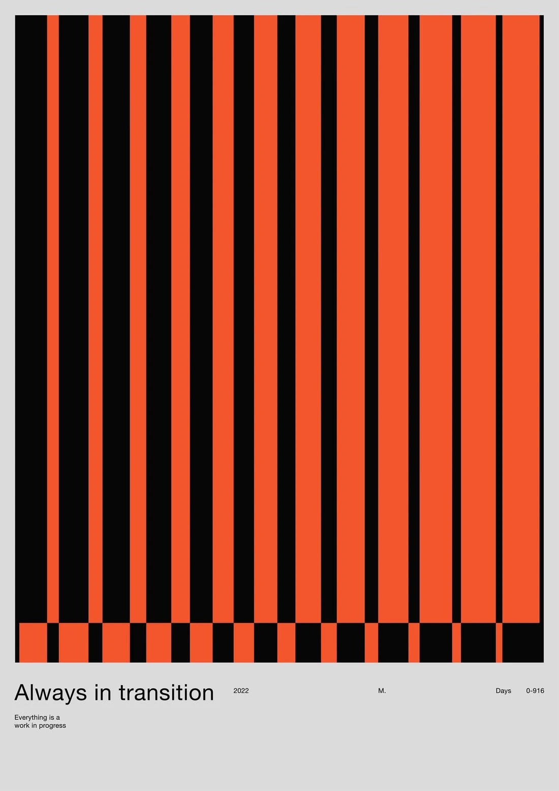 Always in transition contemporary wall art print by Mirza Talovic - sold by DROOL