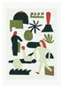 Aquarius contemporary wall art print by Rikki Hewitt - sold by DROOL