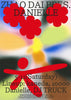 The Flower Thrower contemporary canvas art print by MENSLIES - sold by DROOL