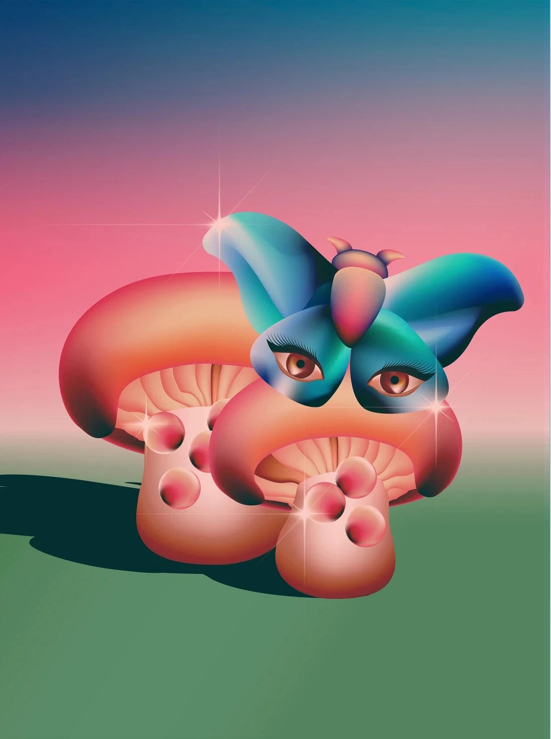 Little Creatures contemporary wall art print by Paulina Almira - sold by DROOL