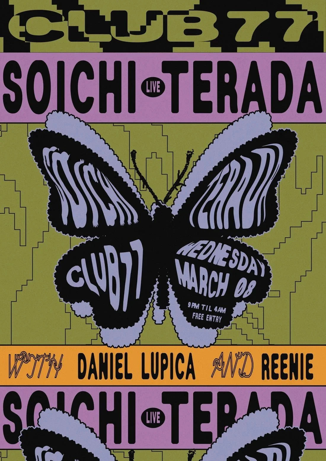 Soichi Terada at Club 77 Sydney contemporary wall art print by Gabrielle White - sold by DROOL