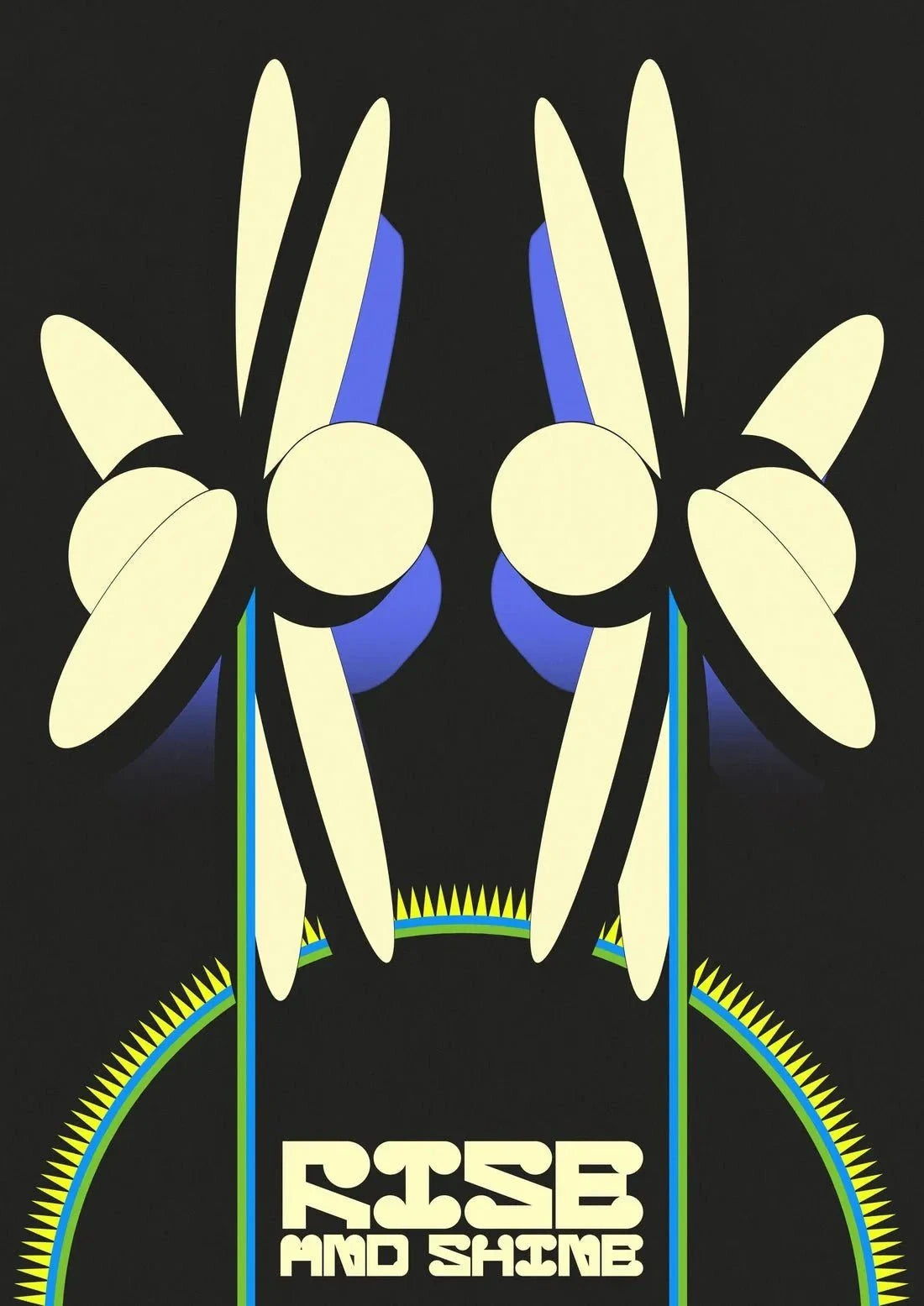 Rise and Shine contemporary wall art print by Edan Strachan - sold by DROOL