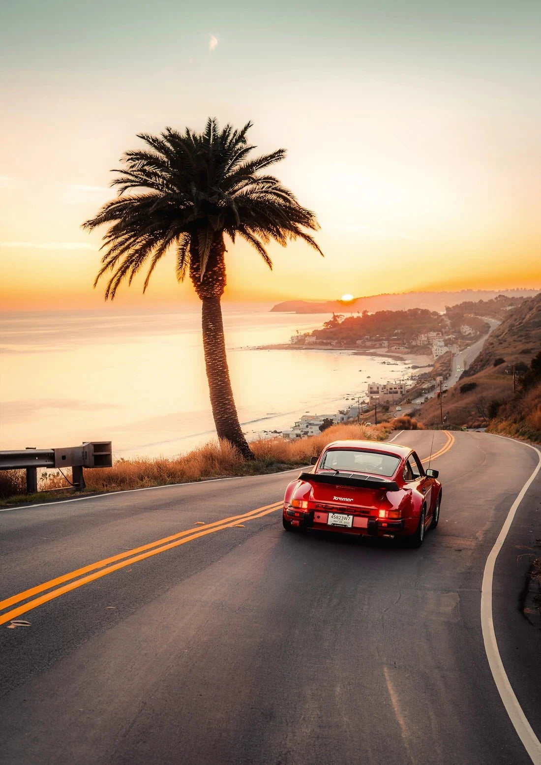 Porsche Paradise contemporary wall art print by Deston Isas - sold by DROOL