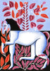 Baby Blue Horse contemporary wall art print by Carla Petelski - sold by DROOL