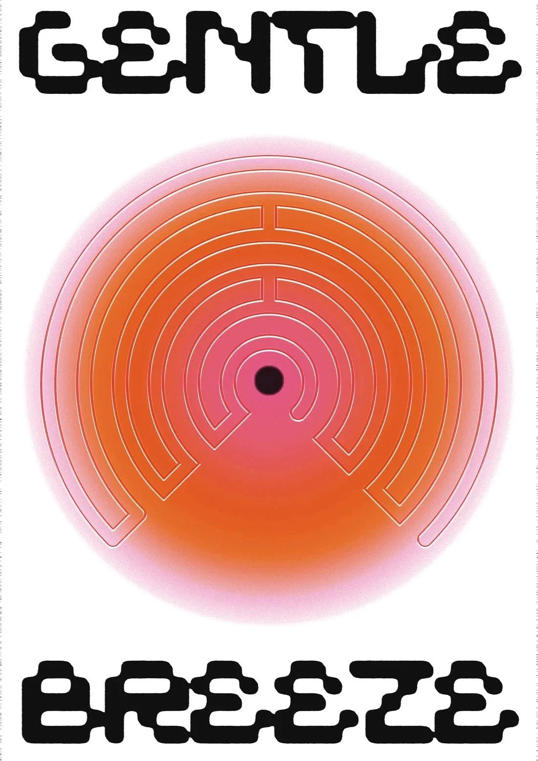 Maze contemporary wall art print by Will Da Costa - sold by DROOL