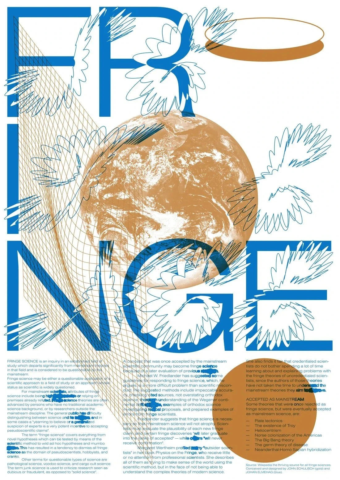Fringe contemporary wall art print by Studio Trikken - sold by DROOL