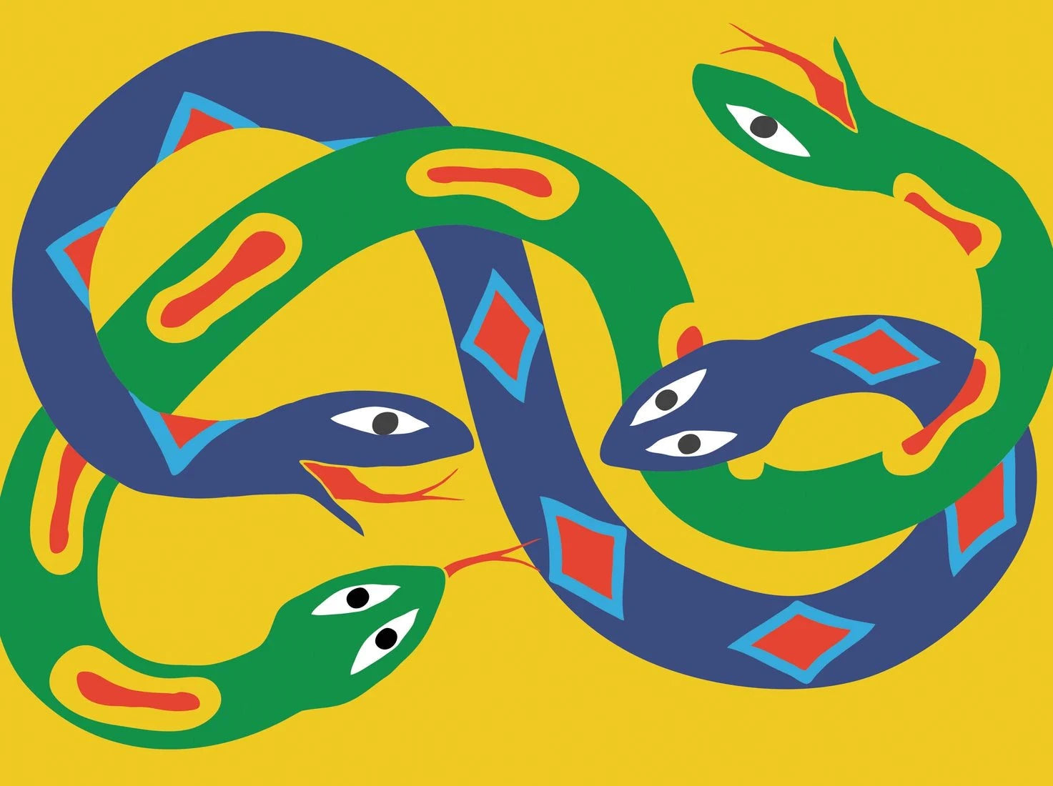 ENTANGLED contemporary wall art print by Max Blackmore - sold by DROOL
