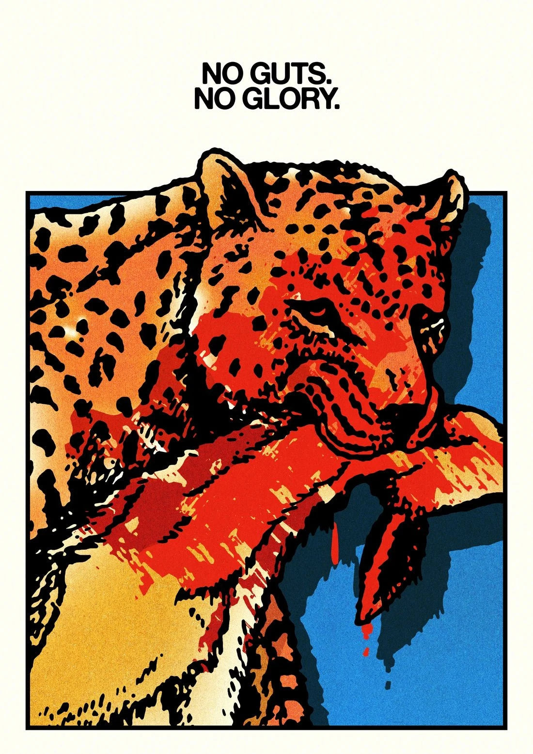 No Guts. No Glory. contemporary wall art print by Othman Zougam - sold by DROOL