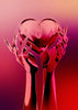 Chrome Heart contemporary wall art print by Paulina Almira - sold by DROOL