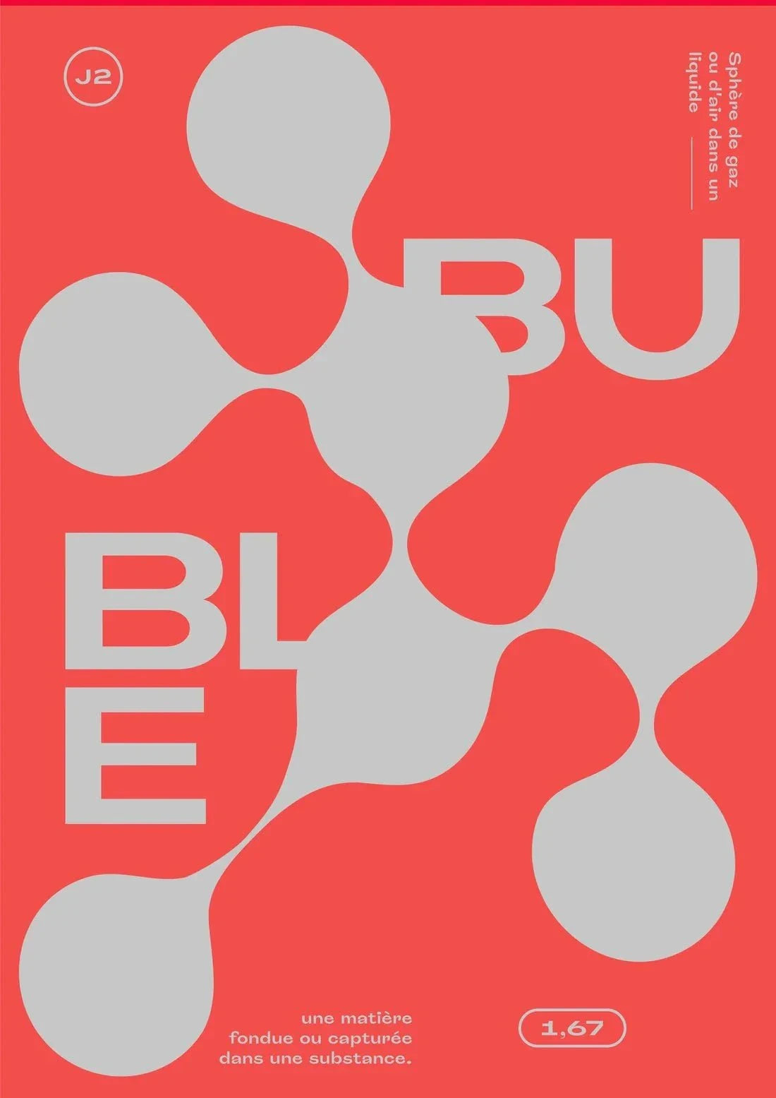 Bubble contemporary wall art print by Jérôme Bizien - sold by DROOL
