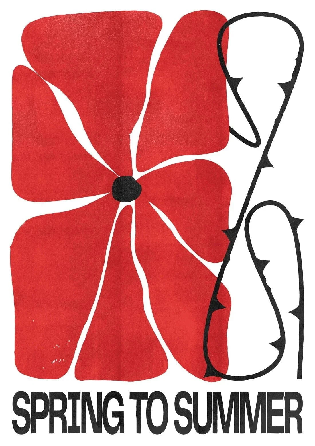 Spring to Summer contemporary wall art print by Alexander Khabbazi - sold by DROOL