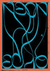 Neon Echo contemporary wall art print by Ciara Wade - sold by DROOL