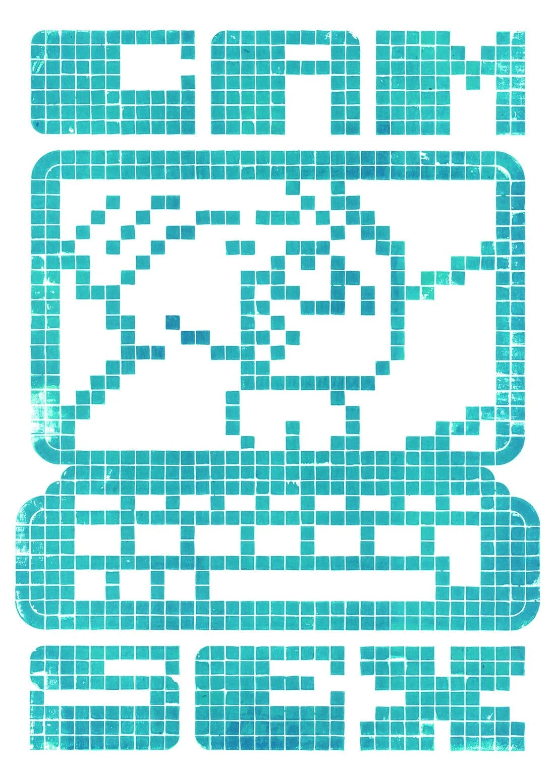 Cam Sex contemporary wall art print by Eric Schwarz - sold by DROOL