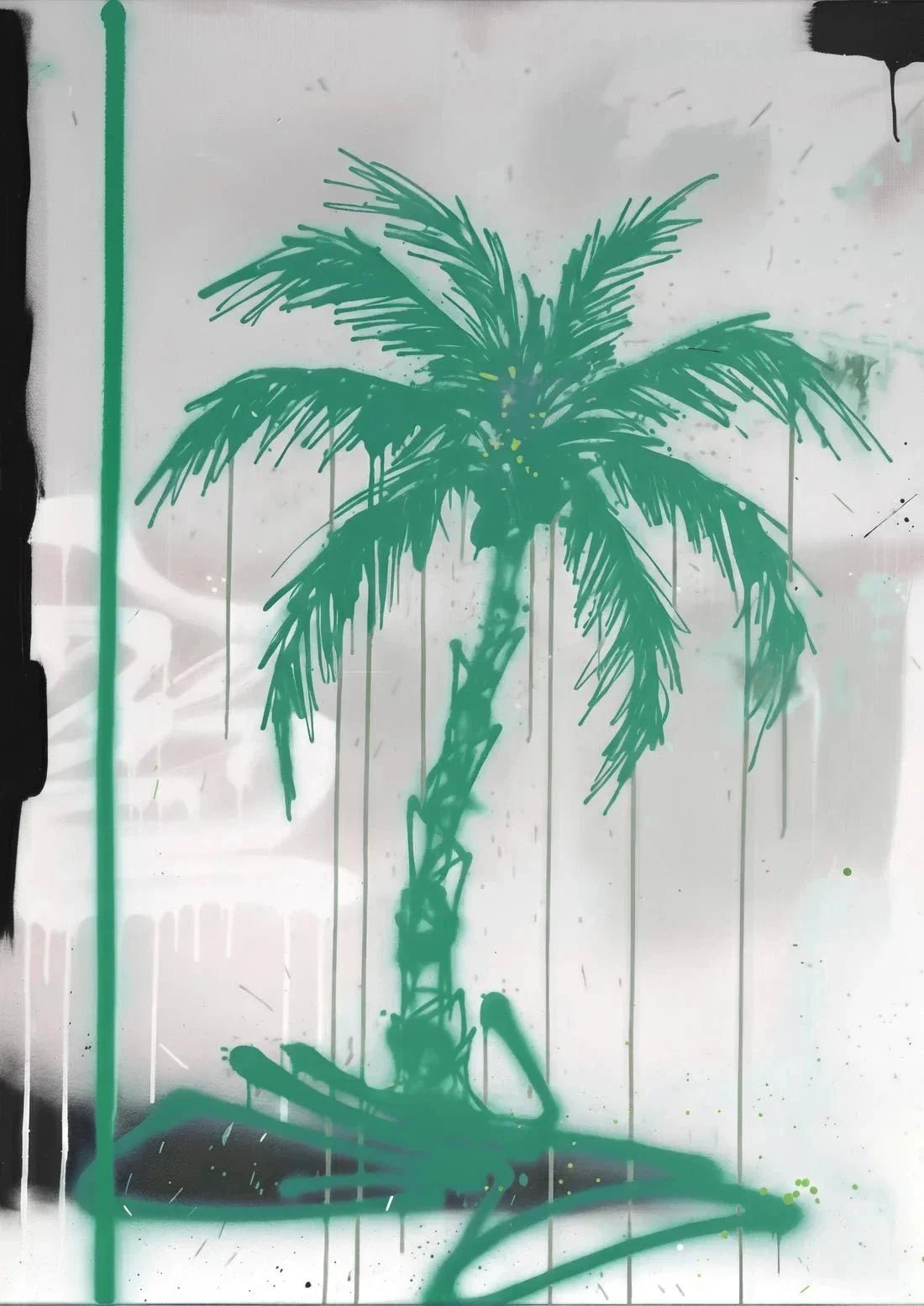Palm’s Spaghetti contemporary wall art print by Dom Russo - sold by DROOL