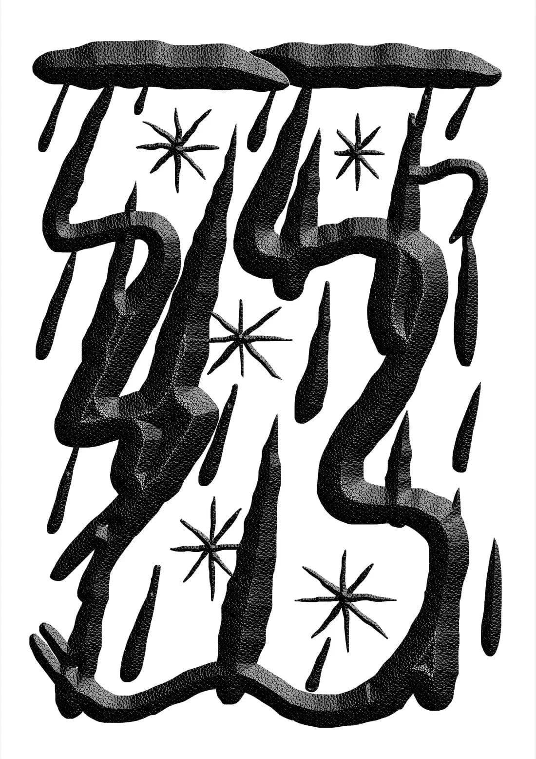 Thunder and Rain contemporary wall art print by Célestin Krier - sold by DROOL
