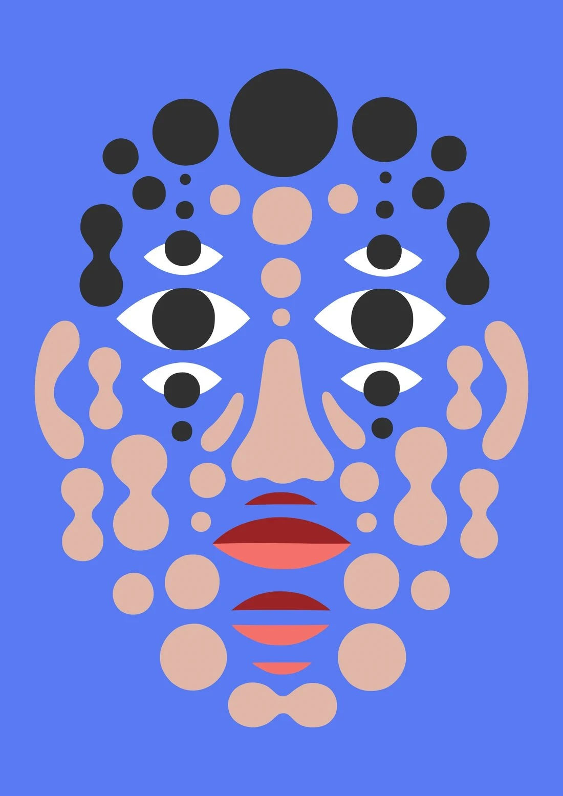 Cells contemporary wall art print by David Vanadia - sold by DROOL