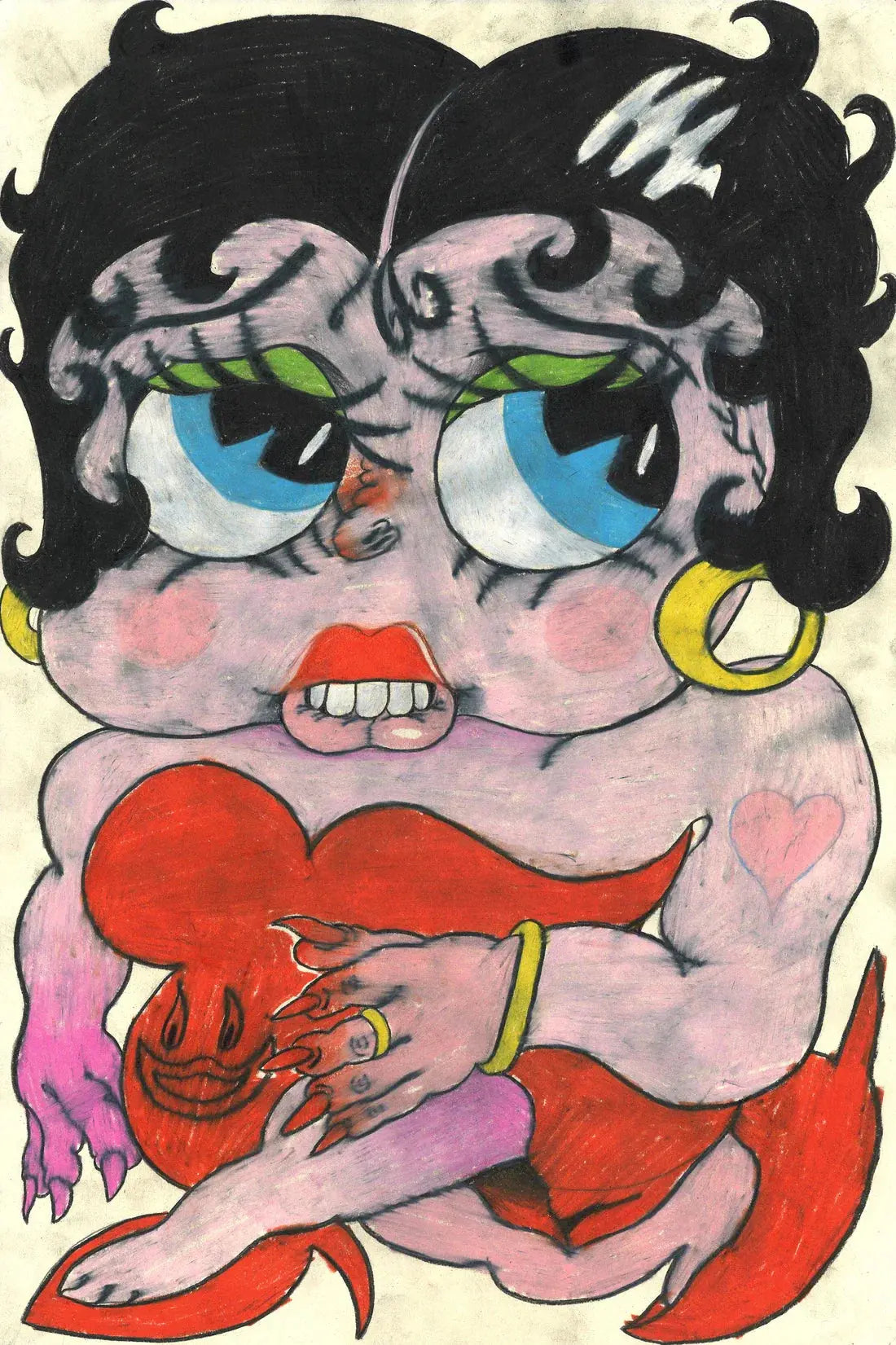 Betty boop contemporary wall art print by Austin Ansbro - sold by DROOL