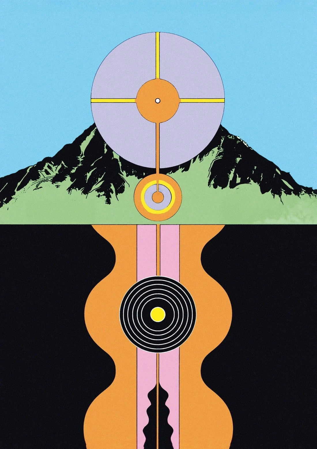 Atami contemporary wall art print by Shinzo Noda - sold by DROOL