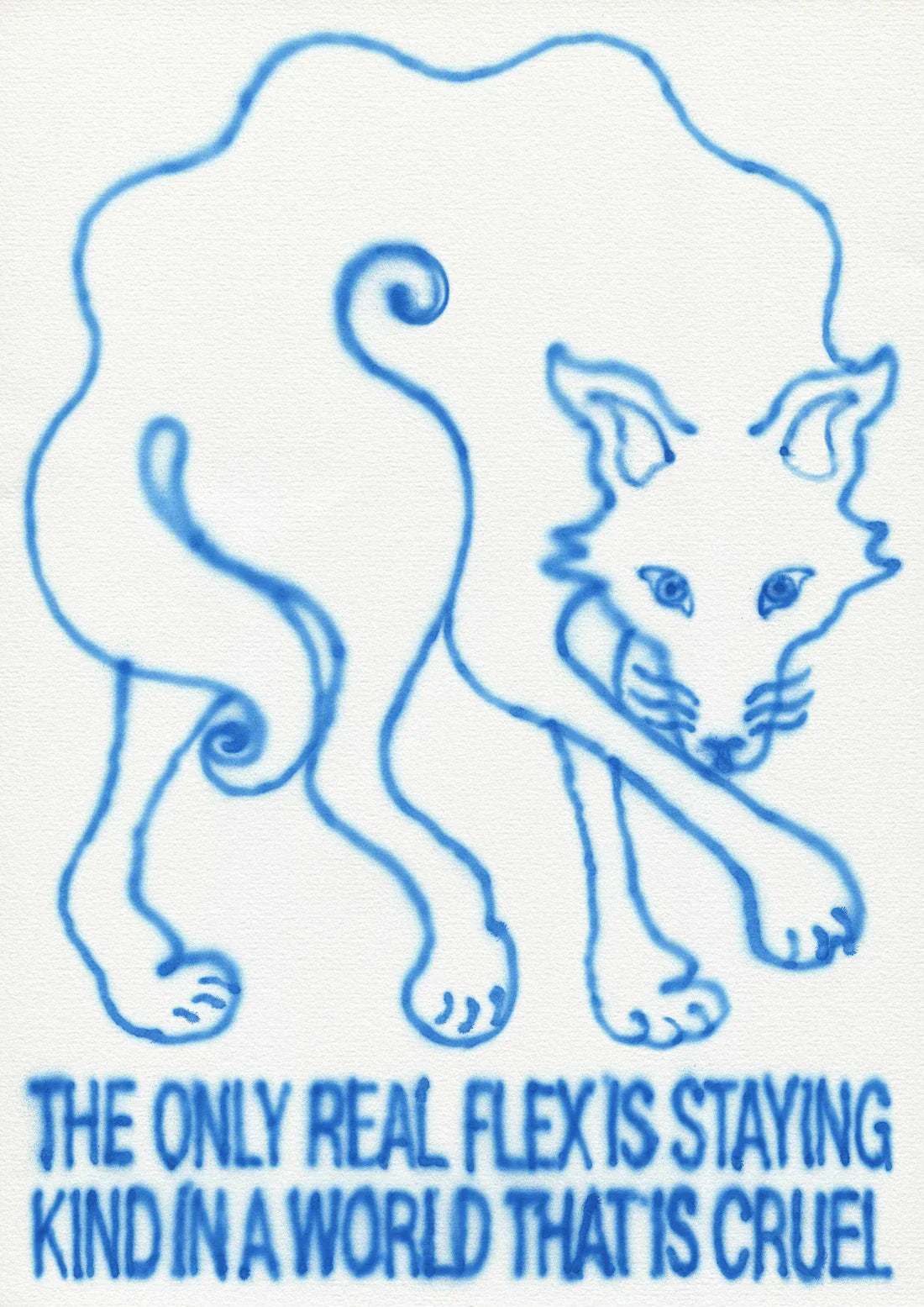 Staying Kind contemporary wall art print by Alexander Khabbazi - sold by DROOL