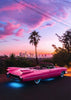 Retro Pink contemporary wall art print by Deston Isas - sold by DROOL