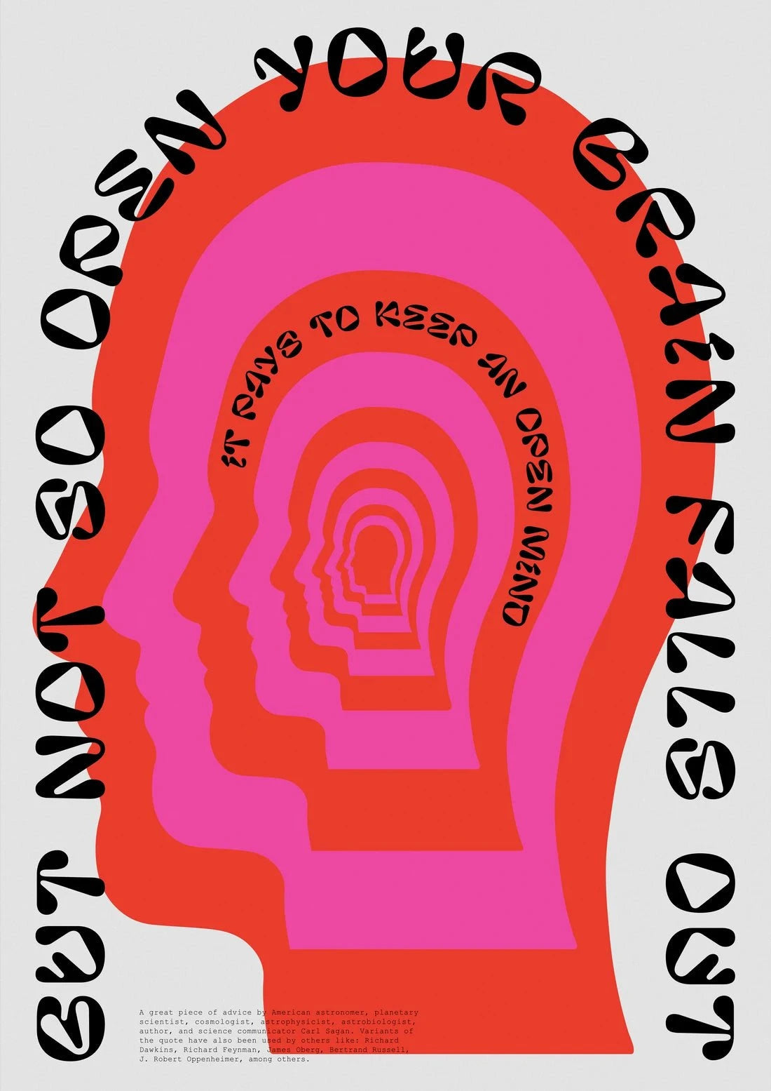 Open mind contemporary wall art print by John Schulisch - sold by DROOL