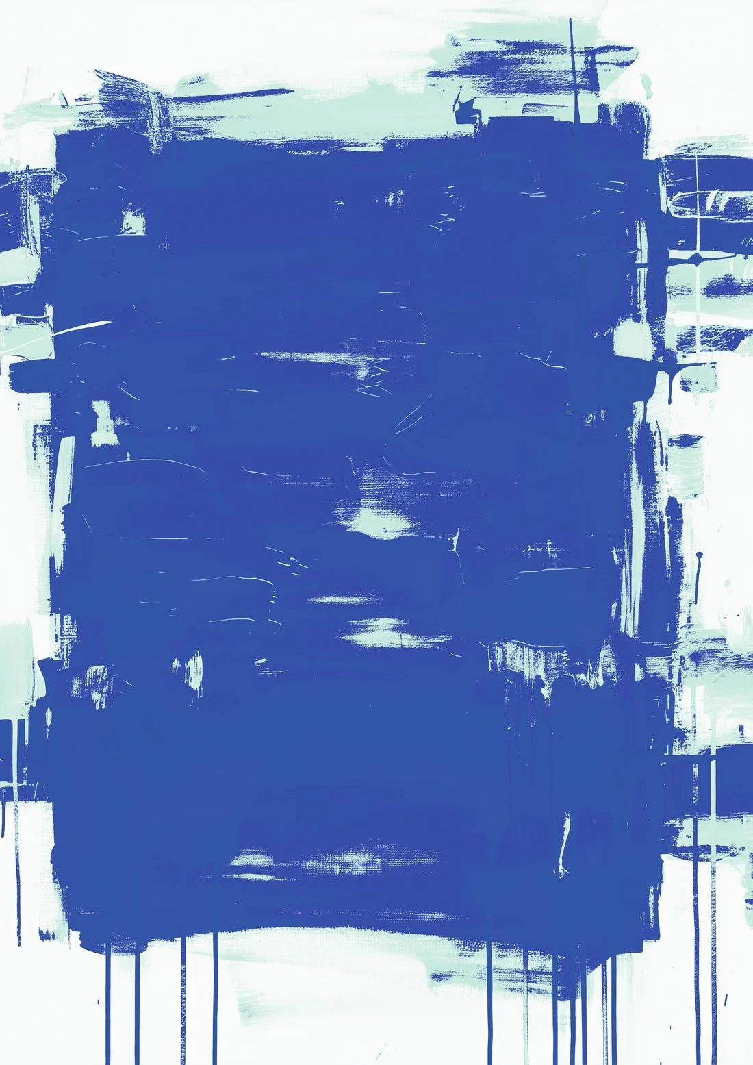 Block contemporary wall art print by Dom Russo - sold by DROOL