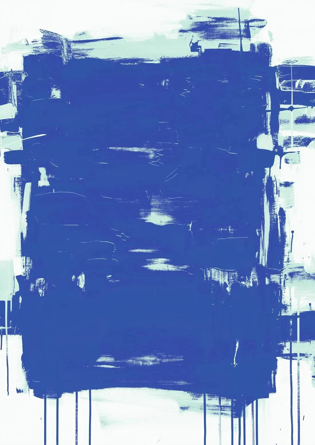 Block contemporary wall art print by Dom Russo - sold by DROOL