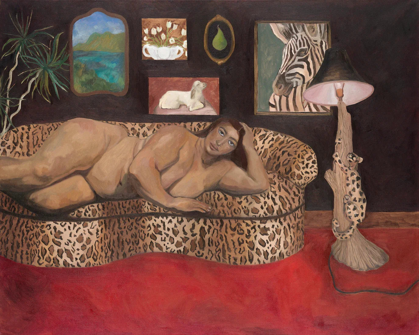 It's kitsch, I love it contemporary wall art print by Sophie Goudman-Peachey - sold by DROOL