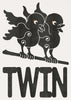Twins contemporary wall art print by Alexander Khabbazi - sold by DROOL
