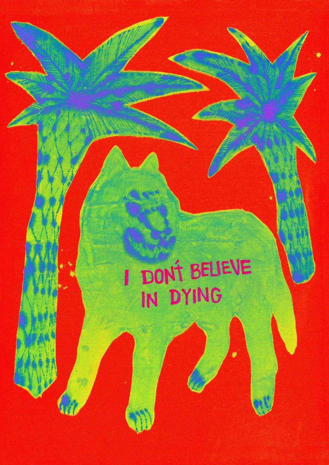 But I do believe in death contemporary wall art print by Kwonny - sold by DROOL