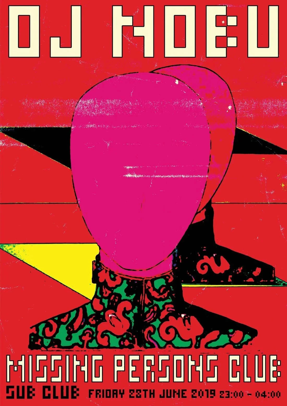 MISSING PERSONS CLUB - DJ NOBU contemporary wall art print by Marinello Studio - sold by DROOL