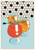 Spritz contemporary wall art print by Renee Kao - sold by DROOL