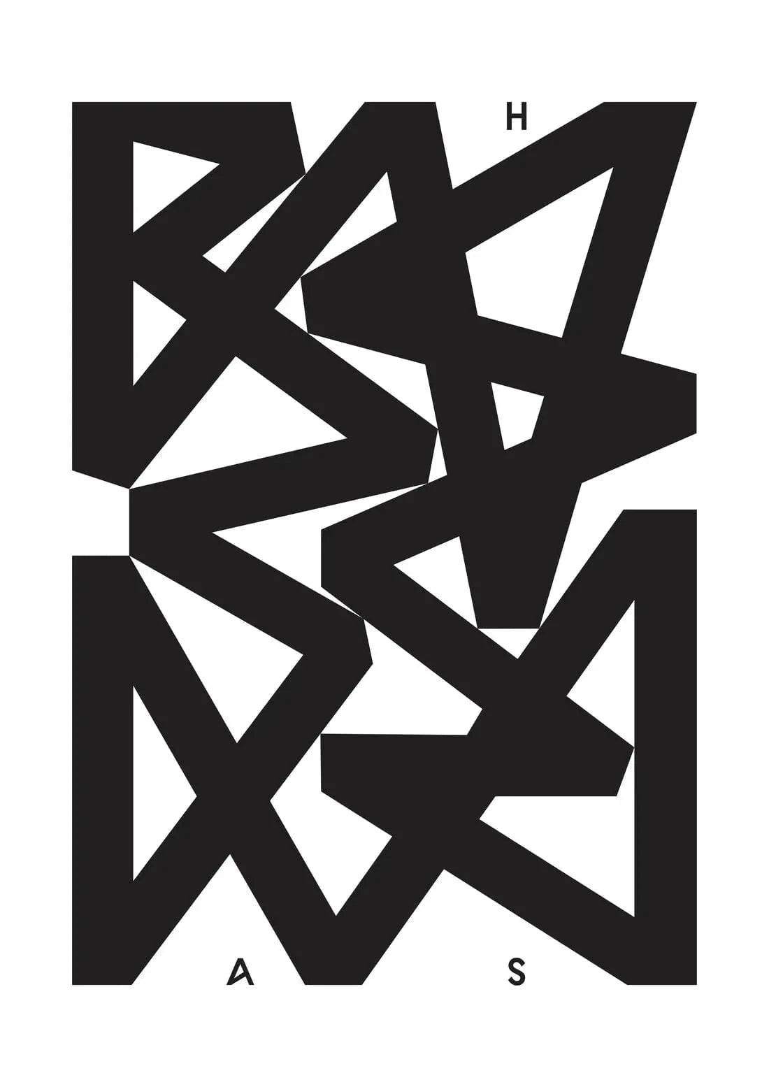 HAS contemporary wall art print by Przemek Bizoń - sold by DROOL