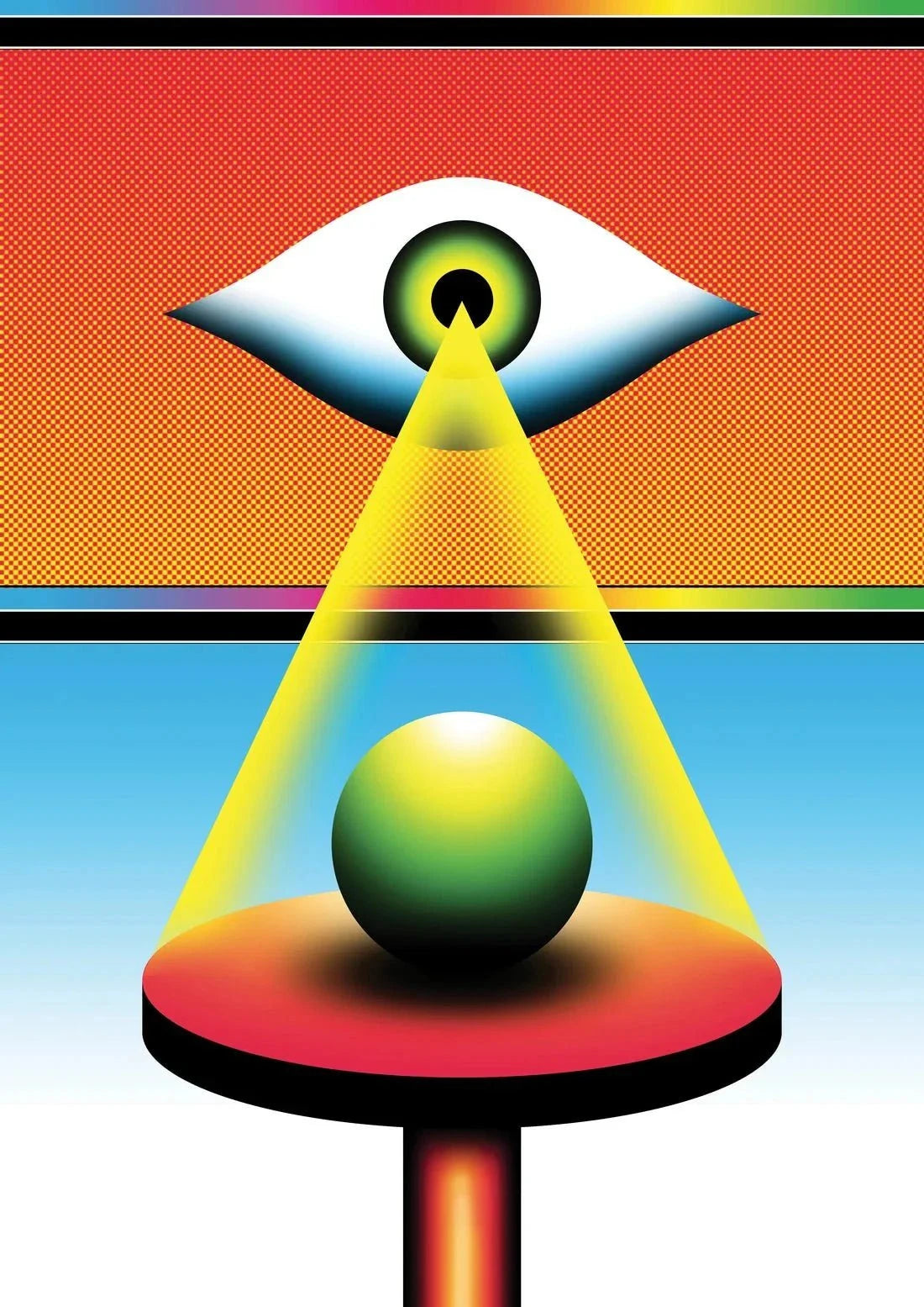 The Eye that Sees All contemporary wall art print by Samuel Finch - sold by DROOL