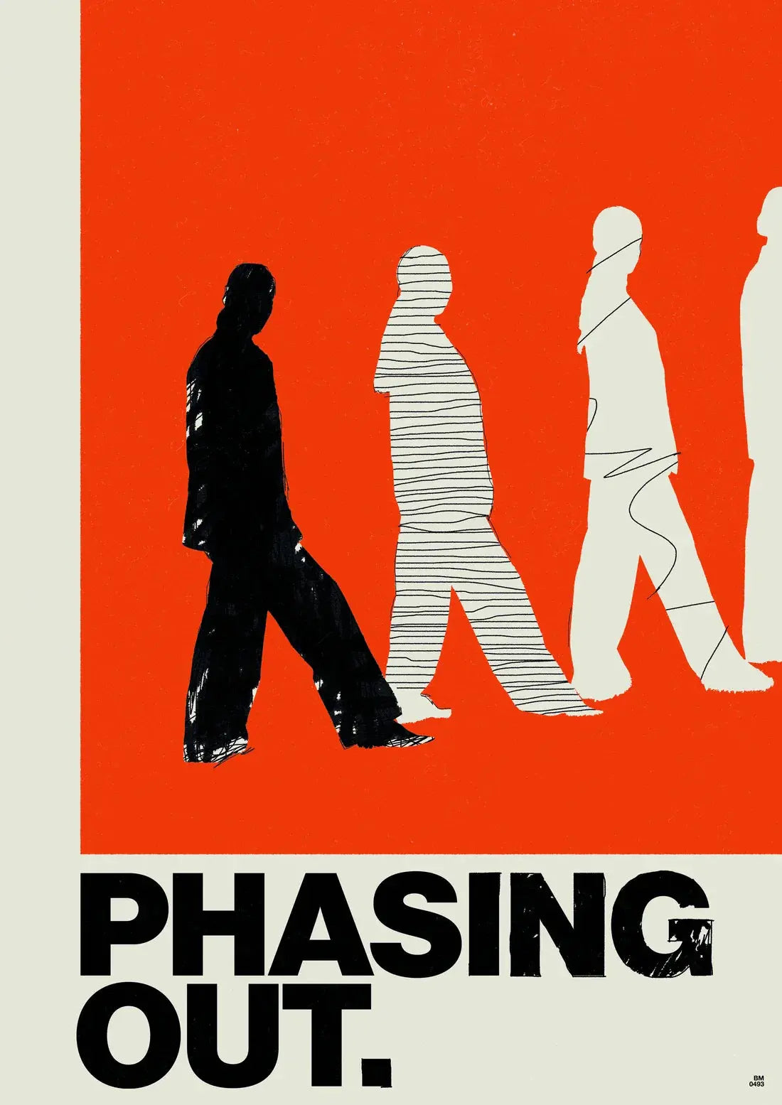 PHASING OUT contemporary wall art print by Brad Mead - sold by DROOL
