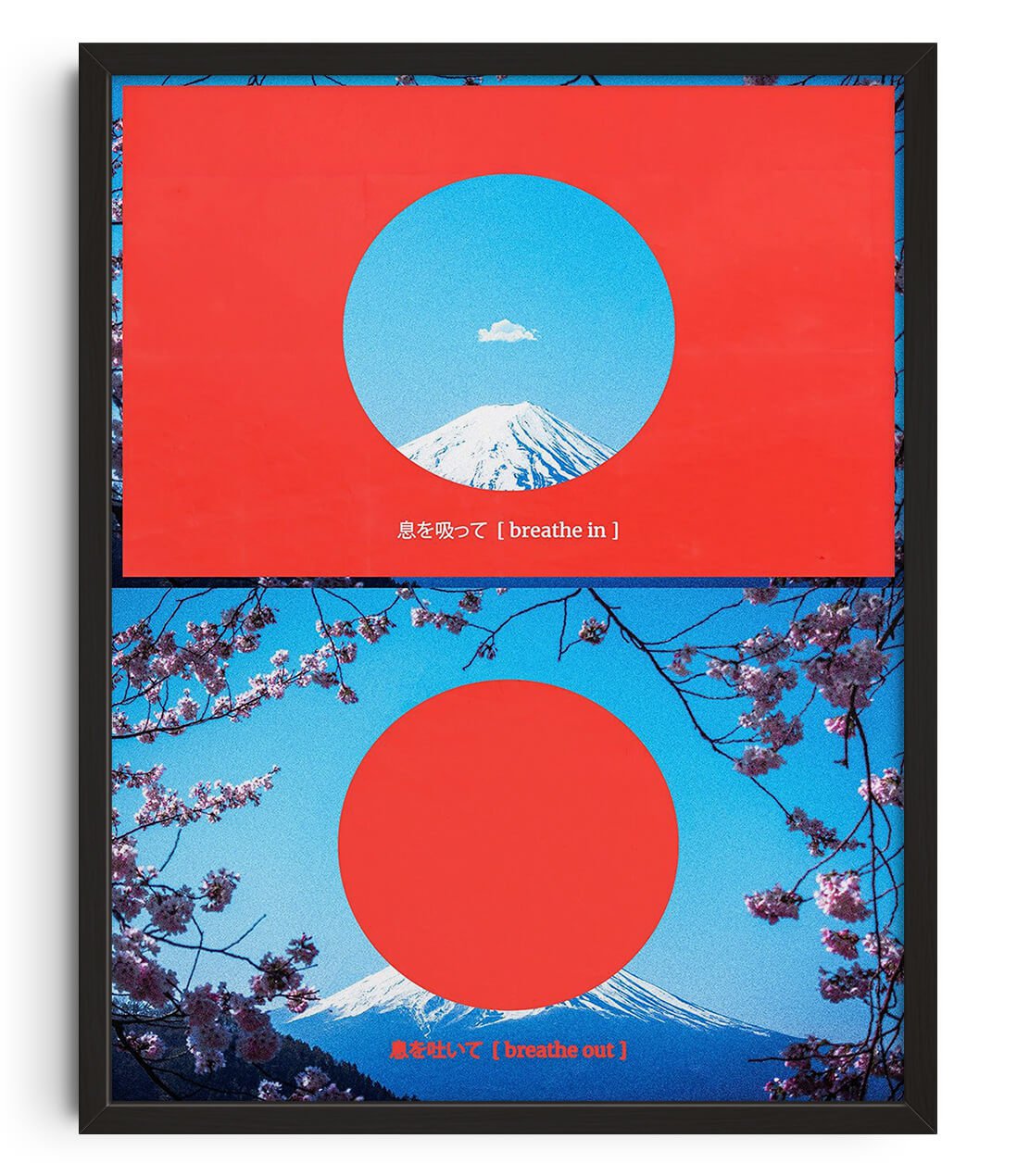 BREATHE contemporary wall art print by Eddie Loughran - sold by DROOL