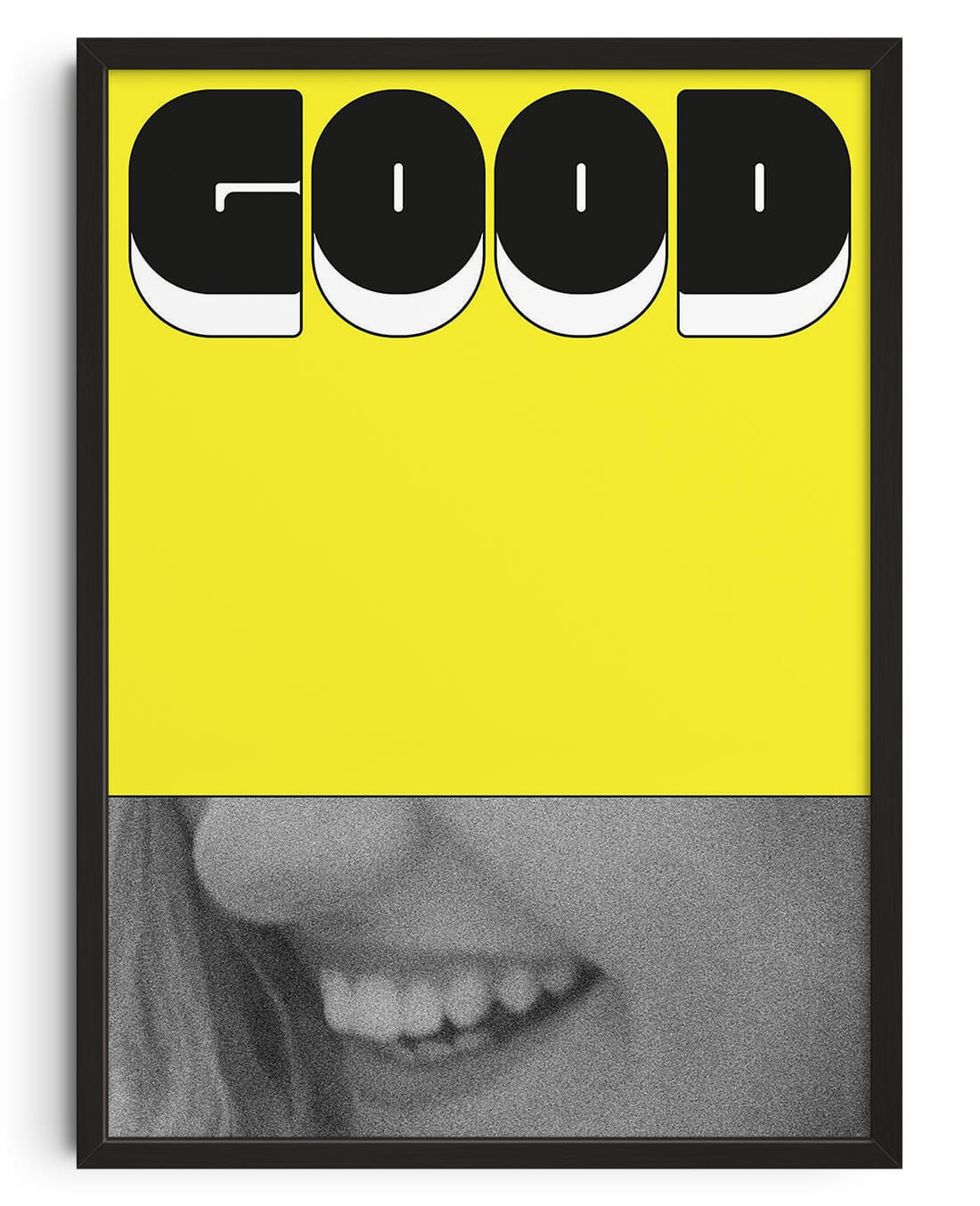 Good. by Jorge Santos contemporary wall art print from DROOL