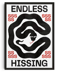 Thumbnail for Endless Hissing contemporary wall art print by Alexander Khabbazi - sold by DROOL