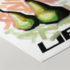 Pear Life contemporary wall art print by 3WillyT - sold by DROOL