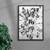 Blast contemporary wall art print by Todd Pham - sold by DROOL