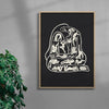 Nudes On Nudes contemporary wall art print by Aley Wild - sold by DROOL