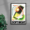 Soft Night contemporary wall art print by Liorzh - sold by DROOL