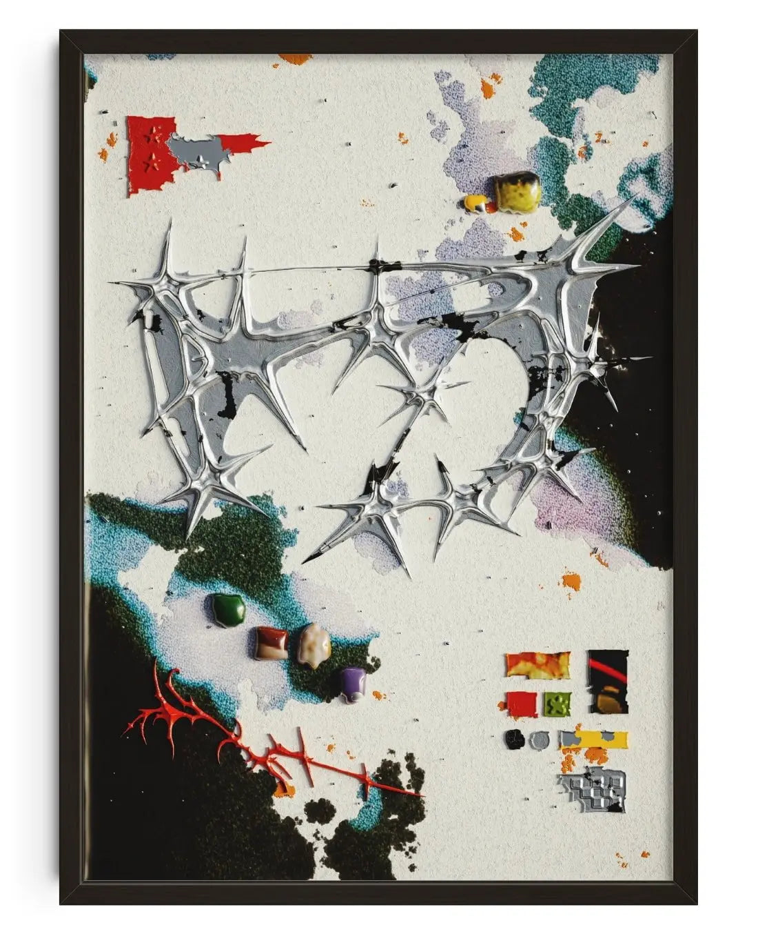 Cold Constellations contemporary wall art print by Kitasavi - sold by DROOL