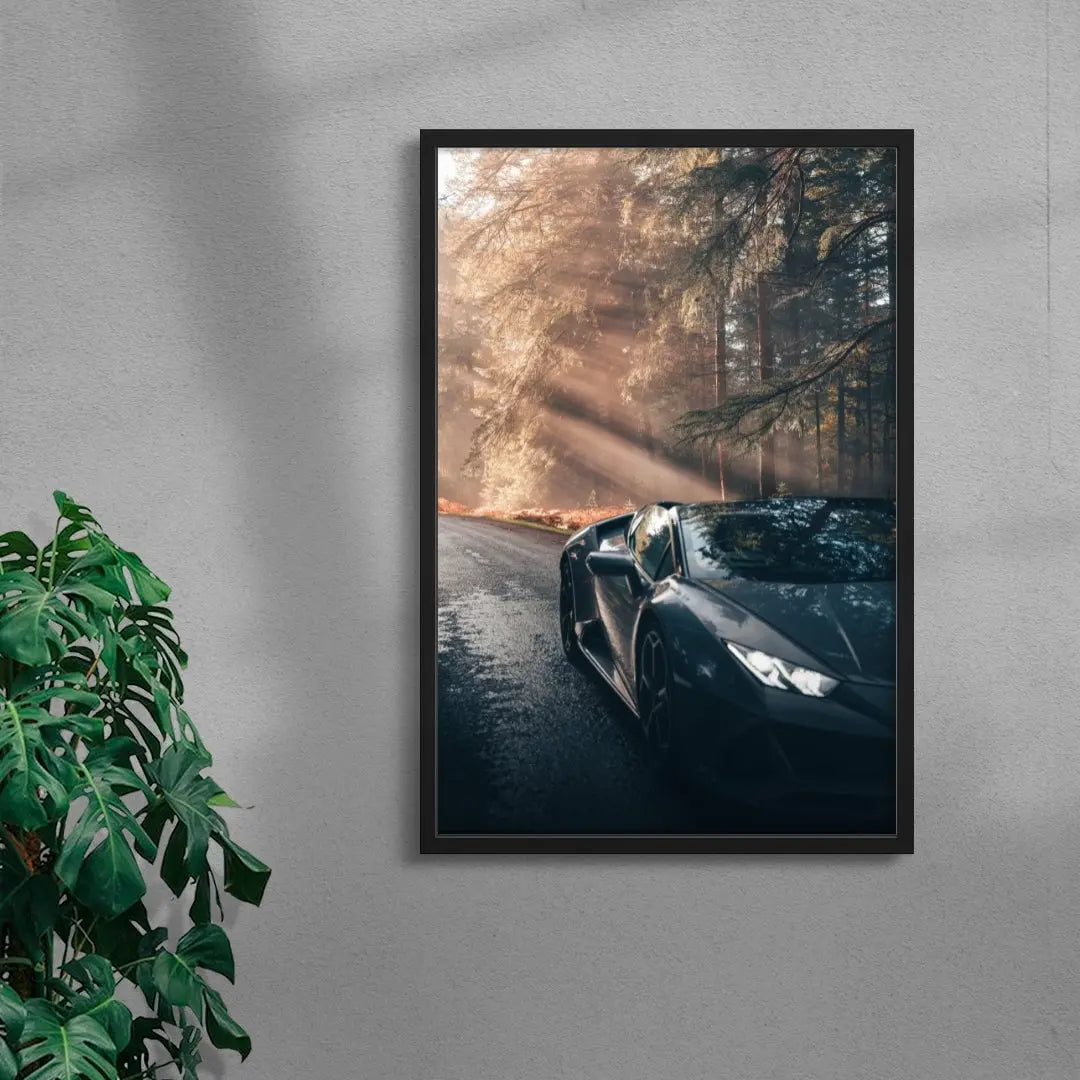 Streaming contemporary wall art print by Alex Stead - sold by DROOL