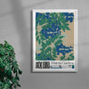 Wisteria Gardens contemporary wall art print by George Kempster - sold by DROOL